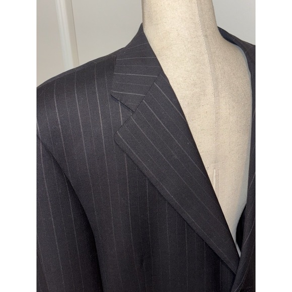 Ermenegildo Zegna Trofeo Wool Striped Italian Blazer Jacket IT‎ 54 US Sz 44 - Picture 5 of 14